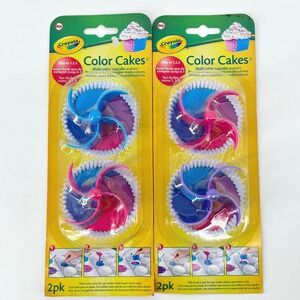 Crayola Color Cakes Multi Color Cupcake Makers Baking Tool - Lot of 2
